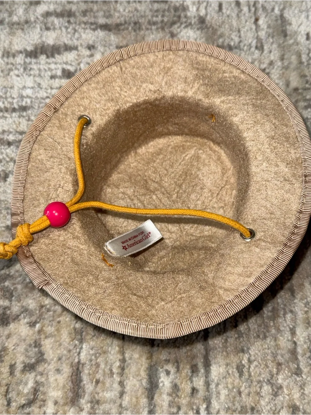American Girl Saige parade hat